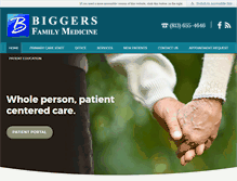 Tablet Screenshot of drbiggers.com